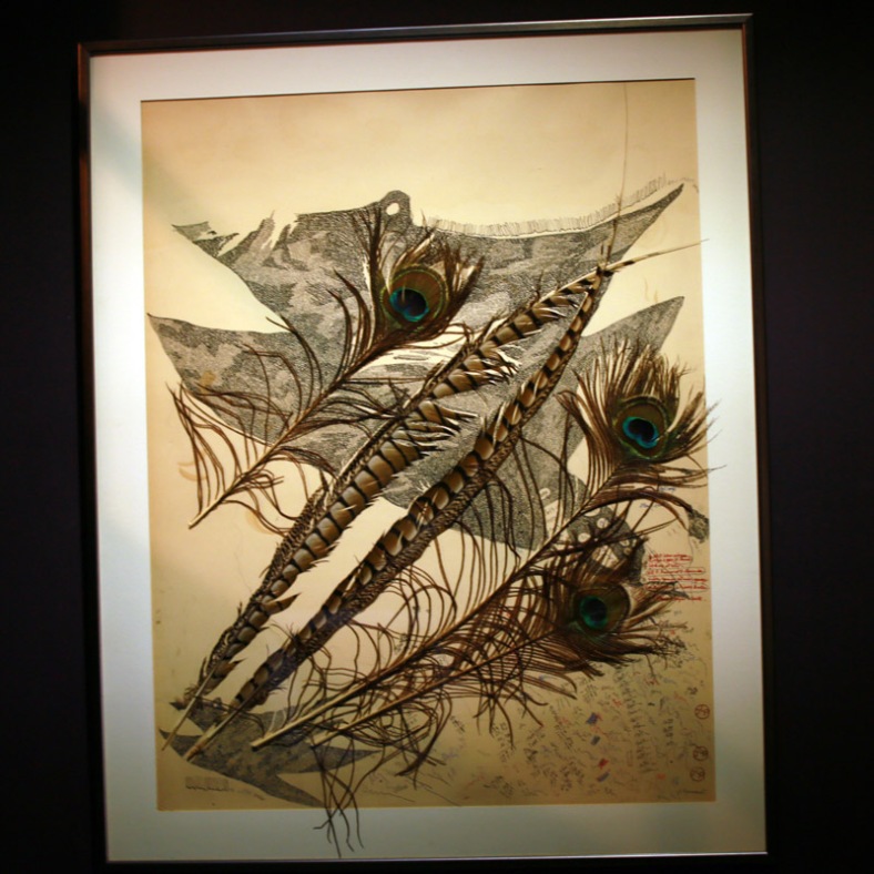 Jean Luc parant- Herbier aux plumes de paons- courtesy de l'artiste et de la galerie da-end- copyright artefact photography